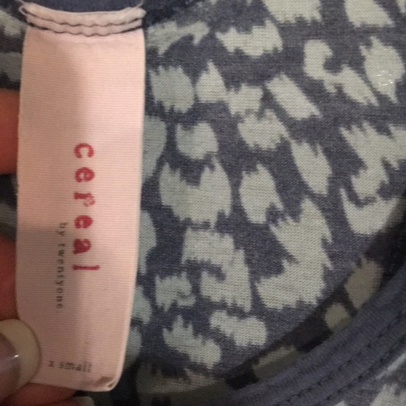 Animal Print Blue Racerback Tank - Picture 4 of 4